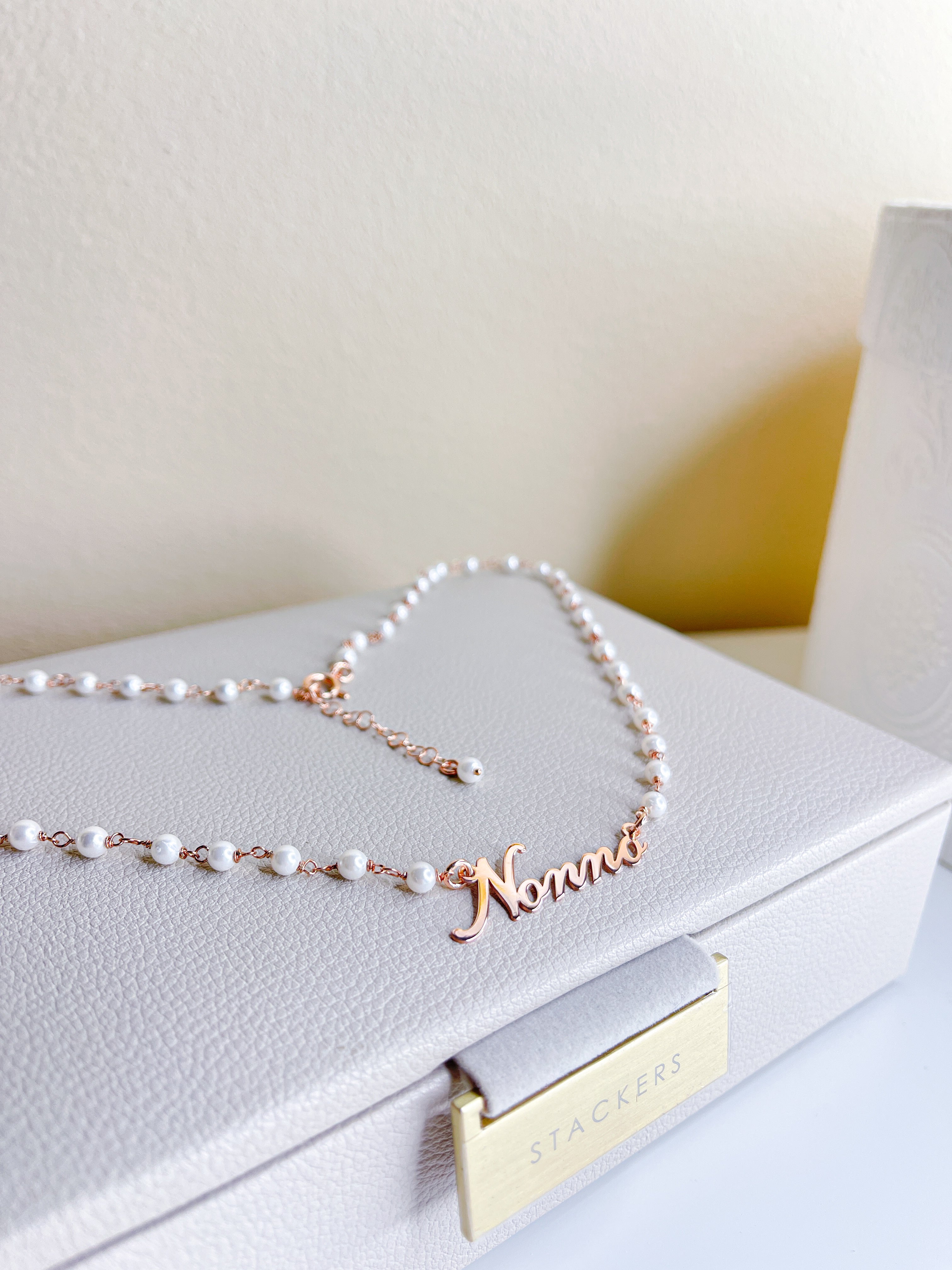 Collana Nome con Perle