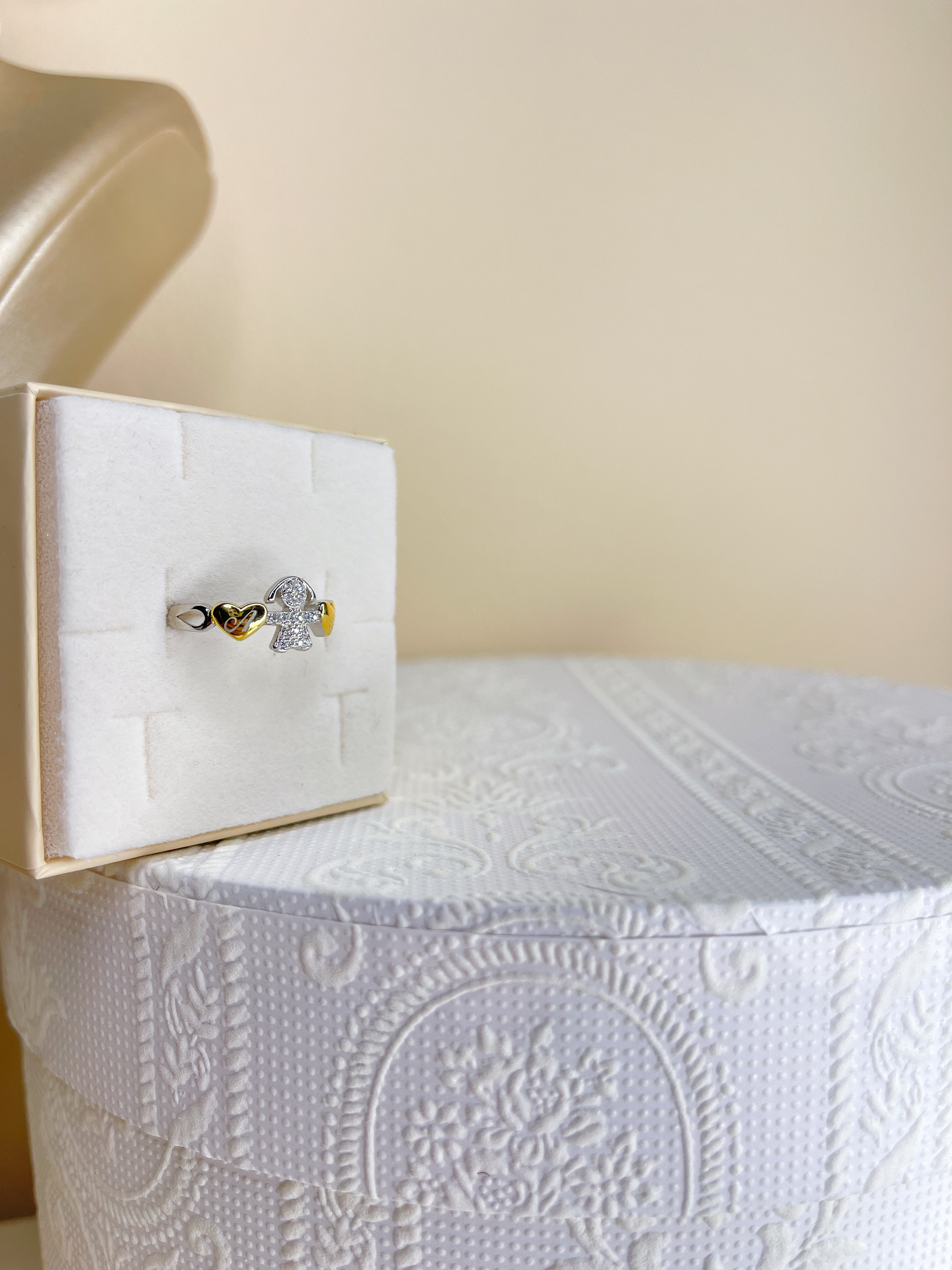 Anello Bebè di Zirconi