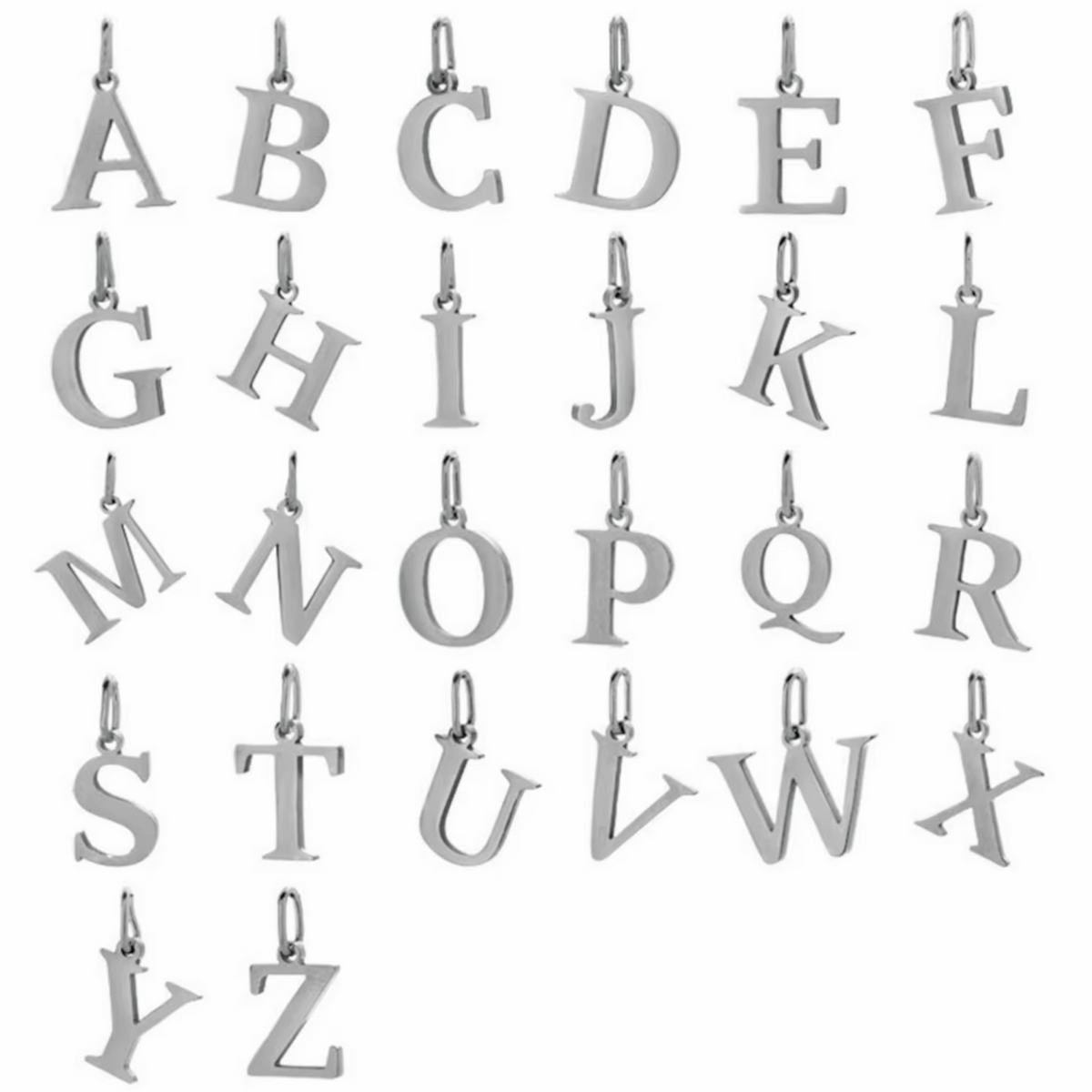 Charm Lettera Liscia