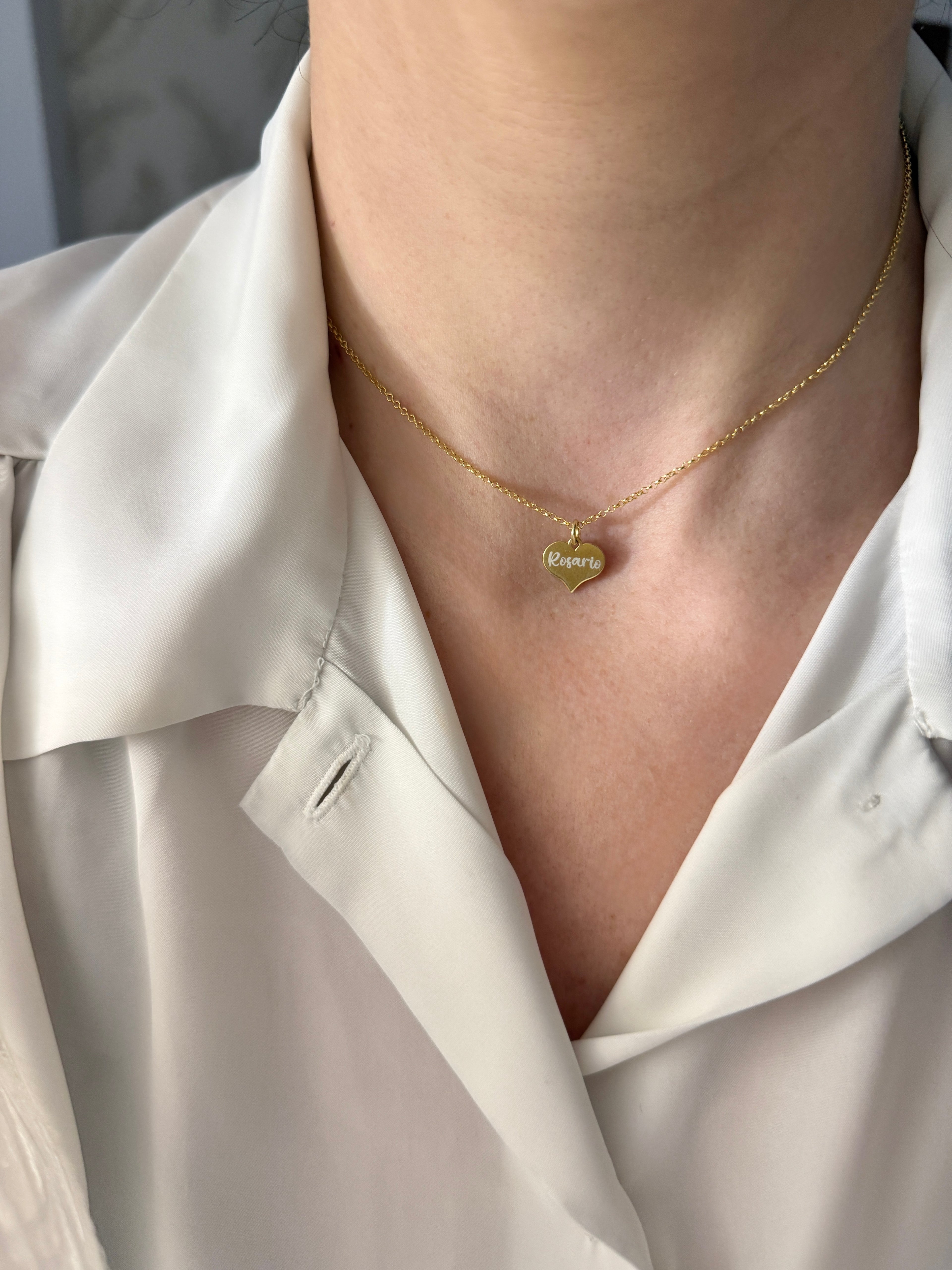 Collana Cuoricino Personalizzato