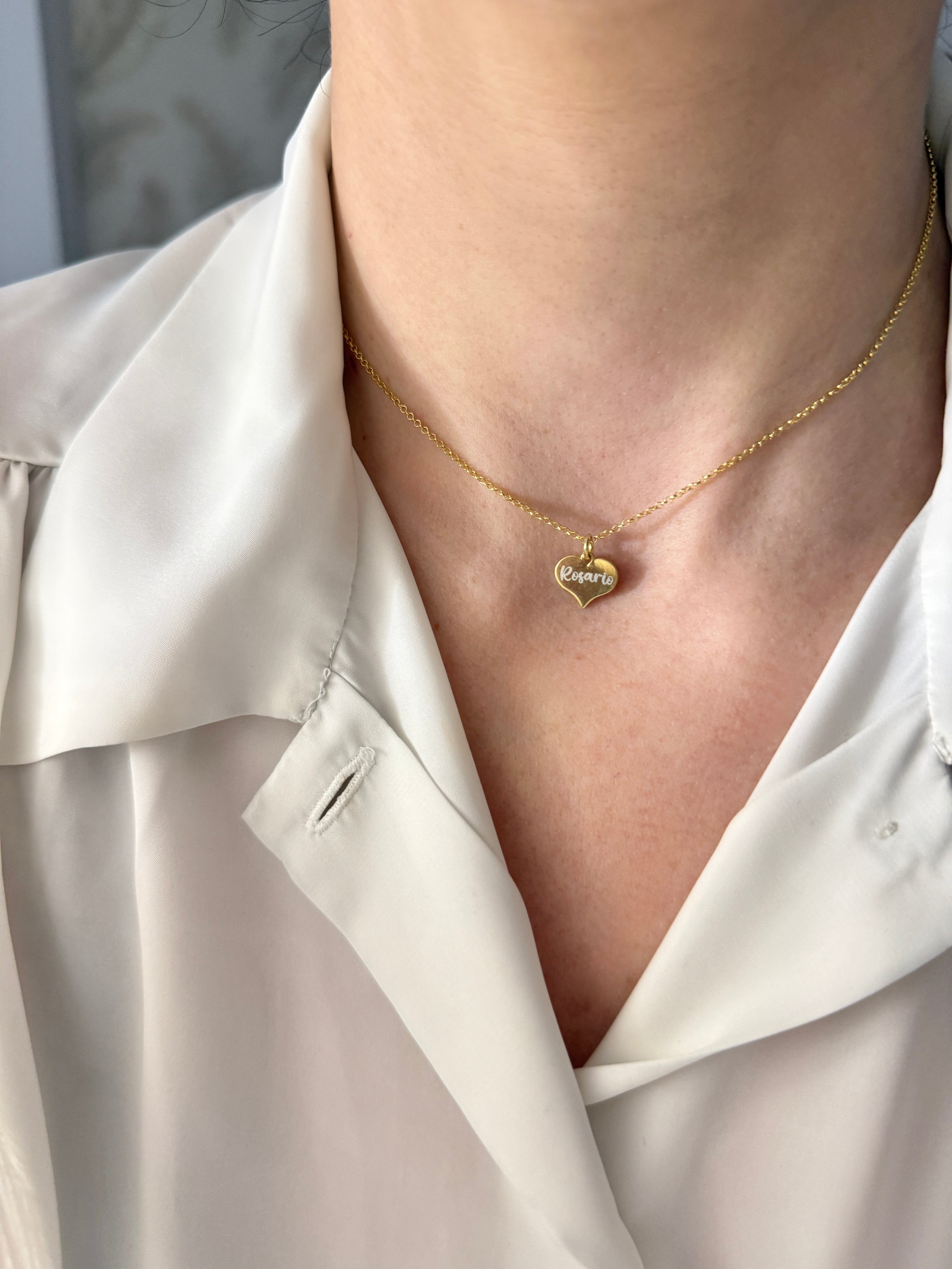 Collana Cuoricino Personalizzato