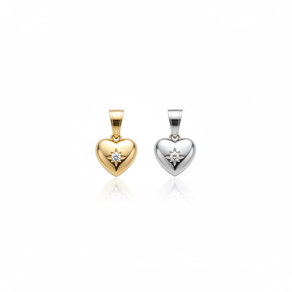 Charms Cuore Costellato