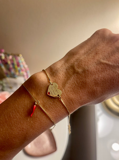 Bracelet Petit Cœur Personnalisé