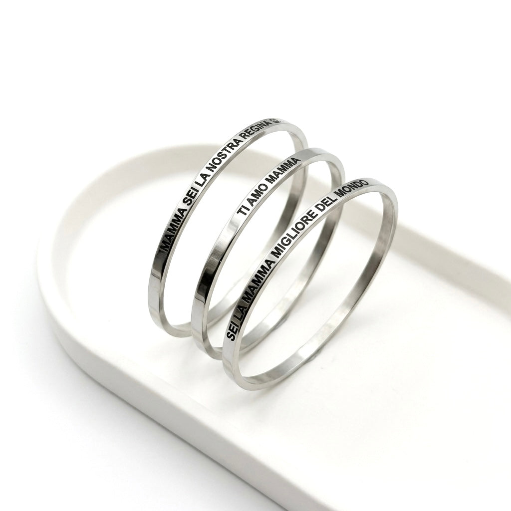 Bracciale Rigido con Dedica