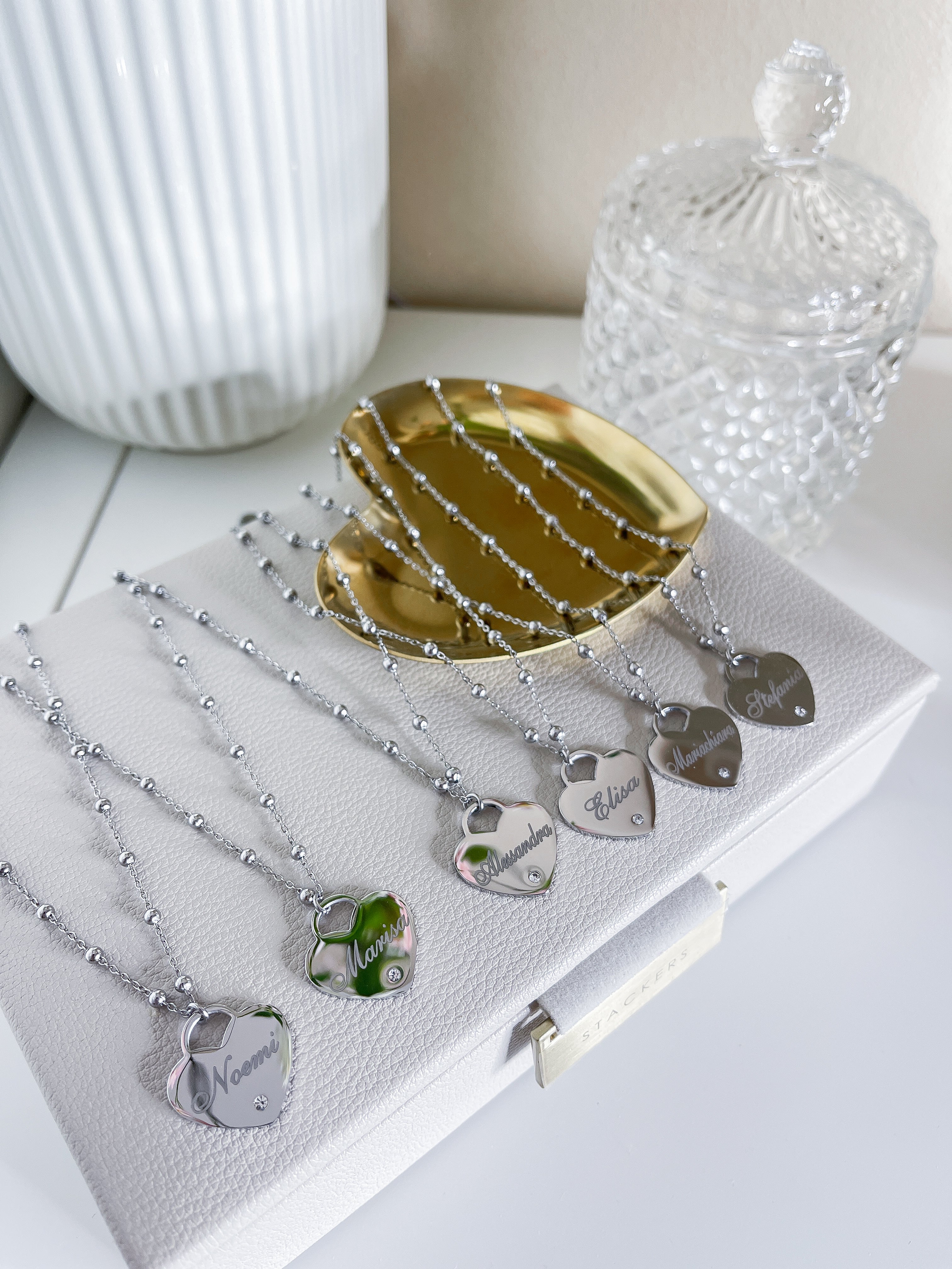 Collana Cuore e Punto Luce