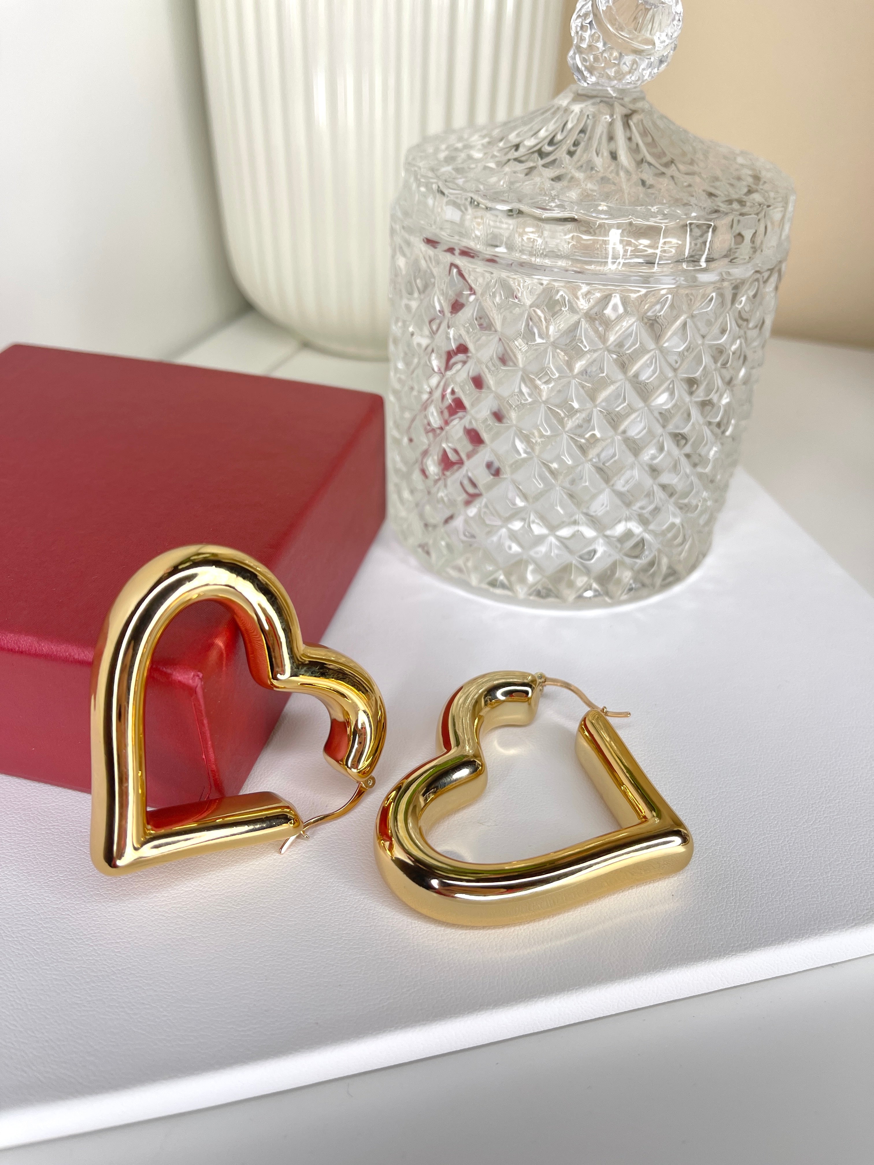 Orecchini Big Cuore Forato