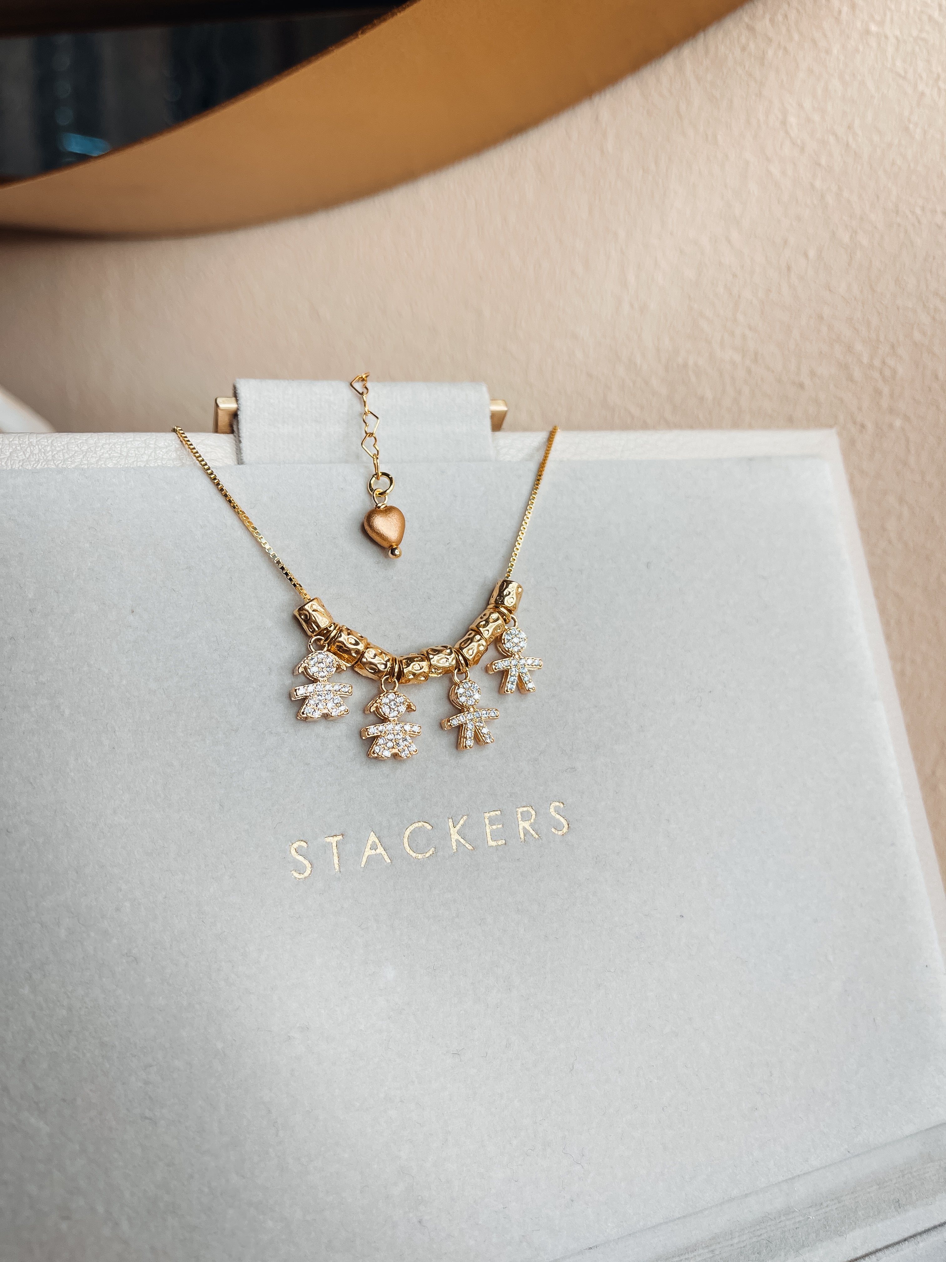 Collana Bebè di Zirconi con Distanziatori