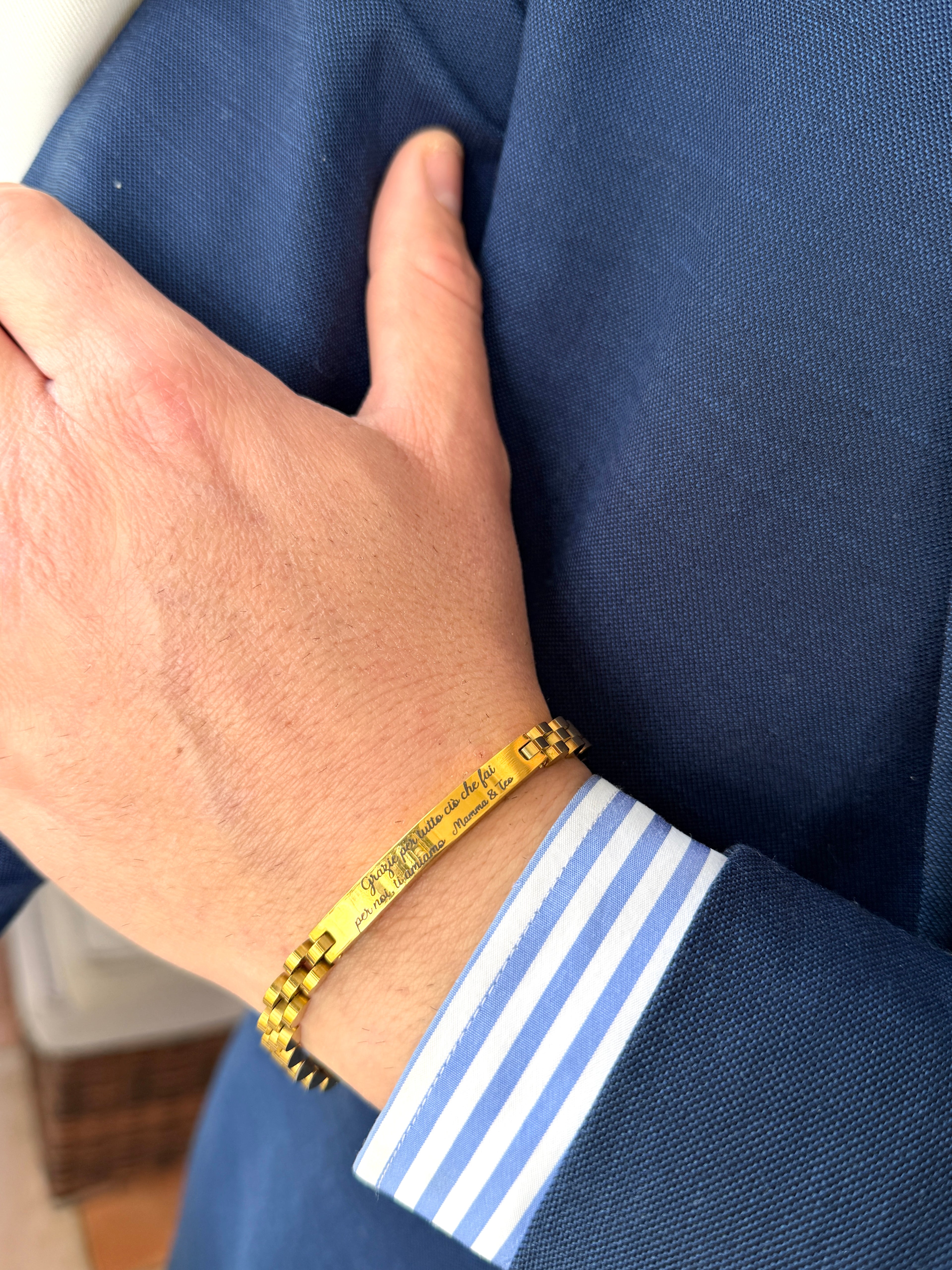 Bracciale Maglia Rettangolare