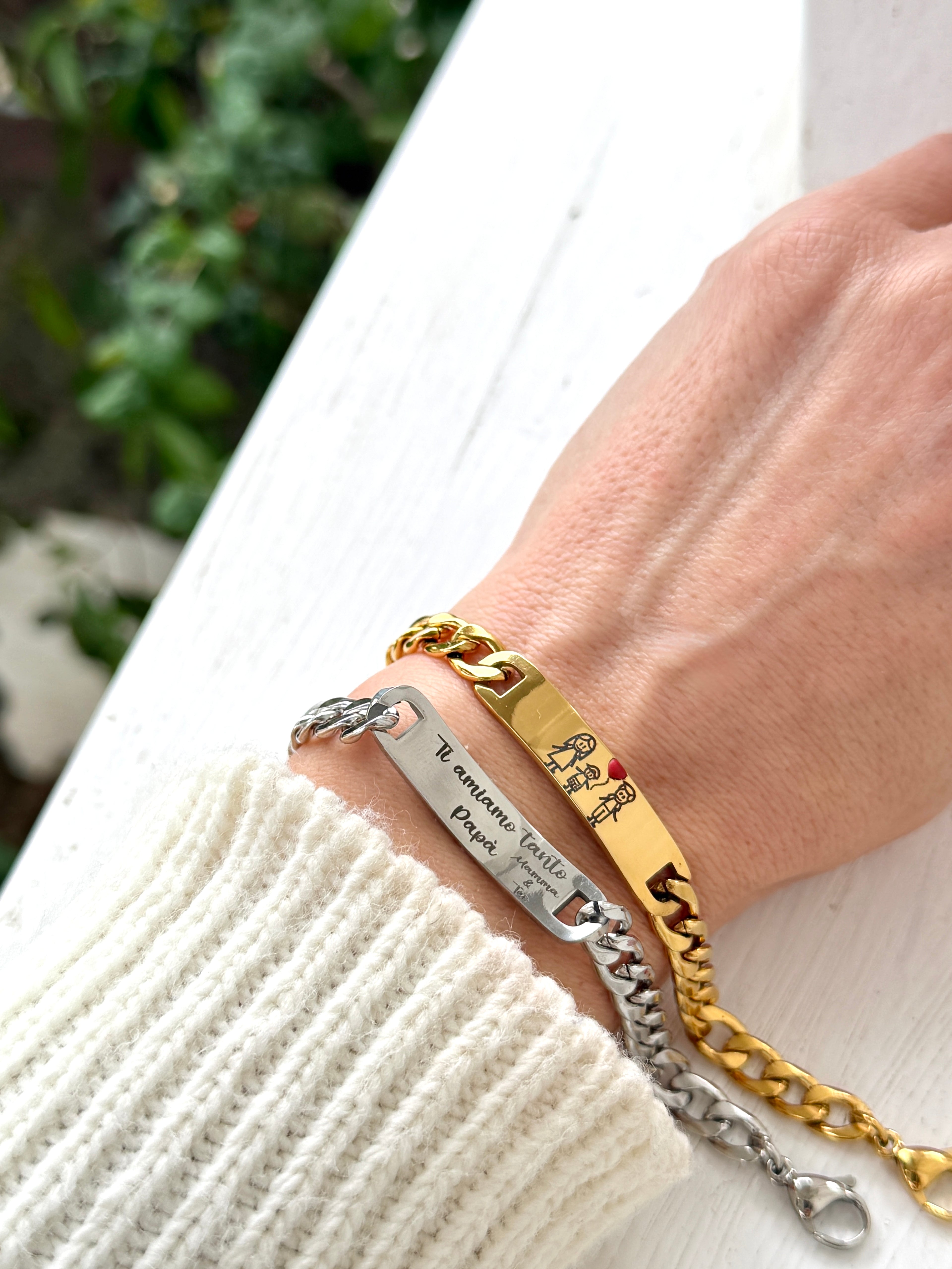 Bracciale con Catena Grumetta