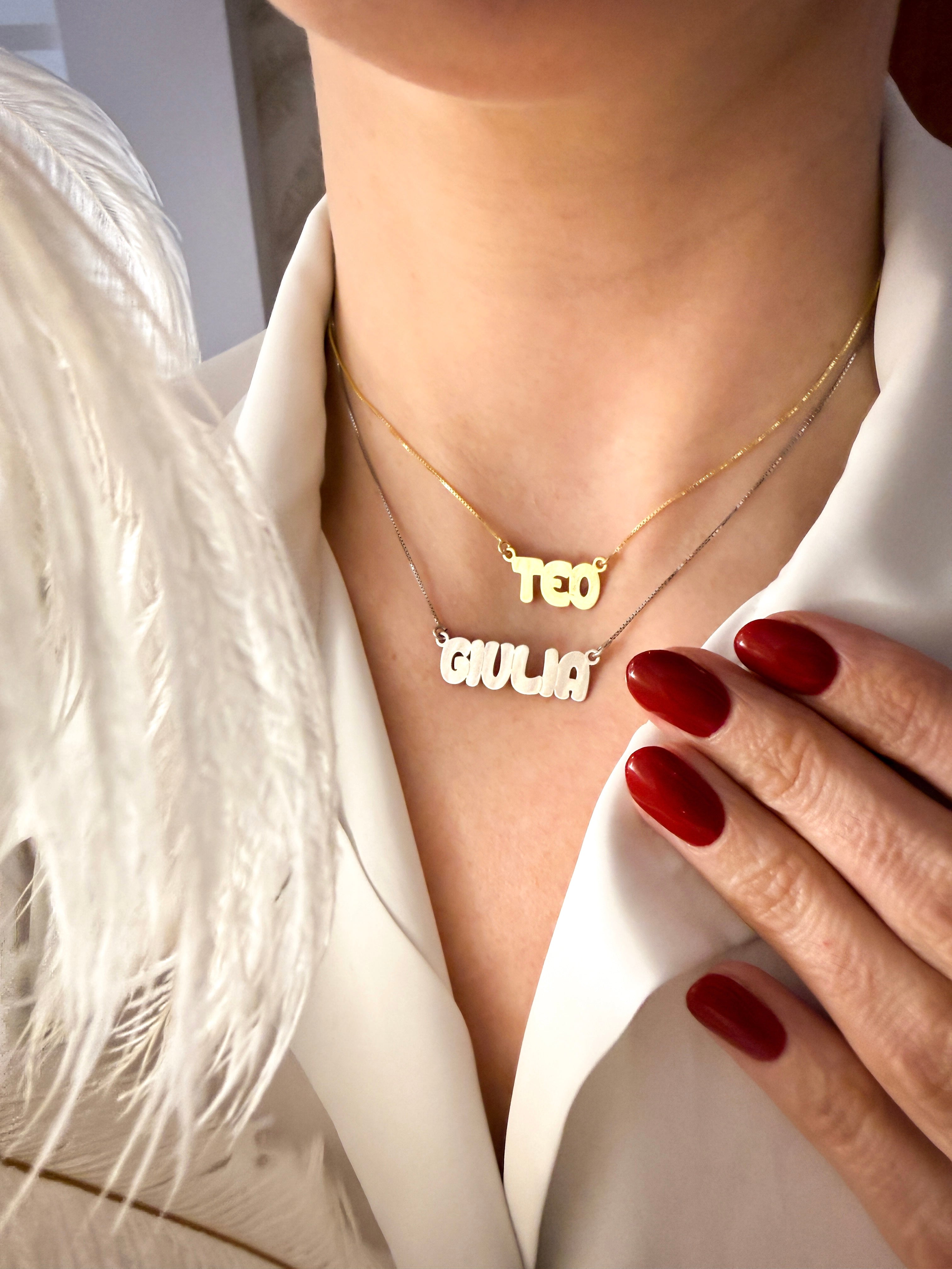 Collana Nome a Laser