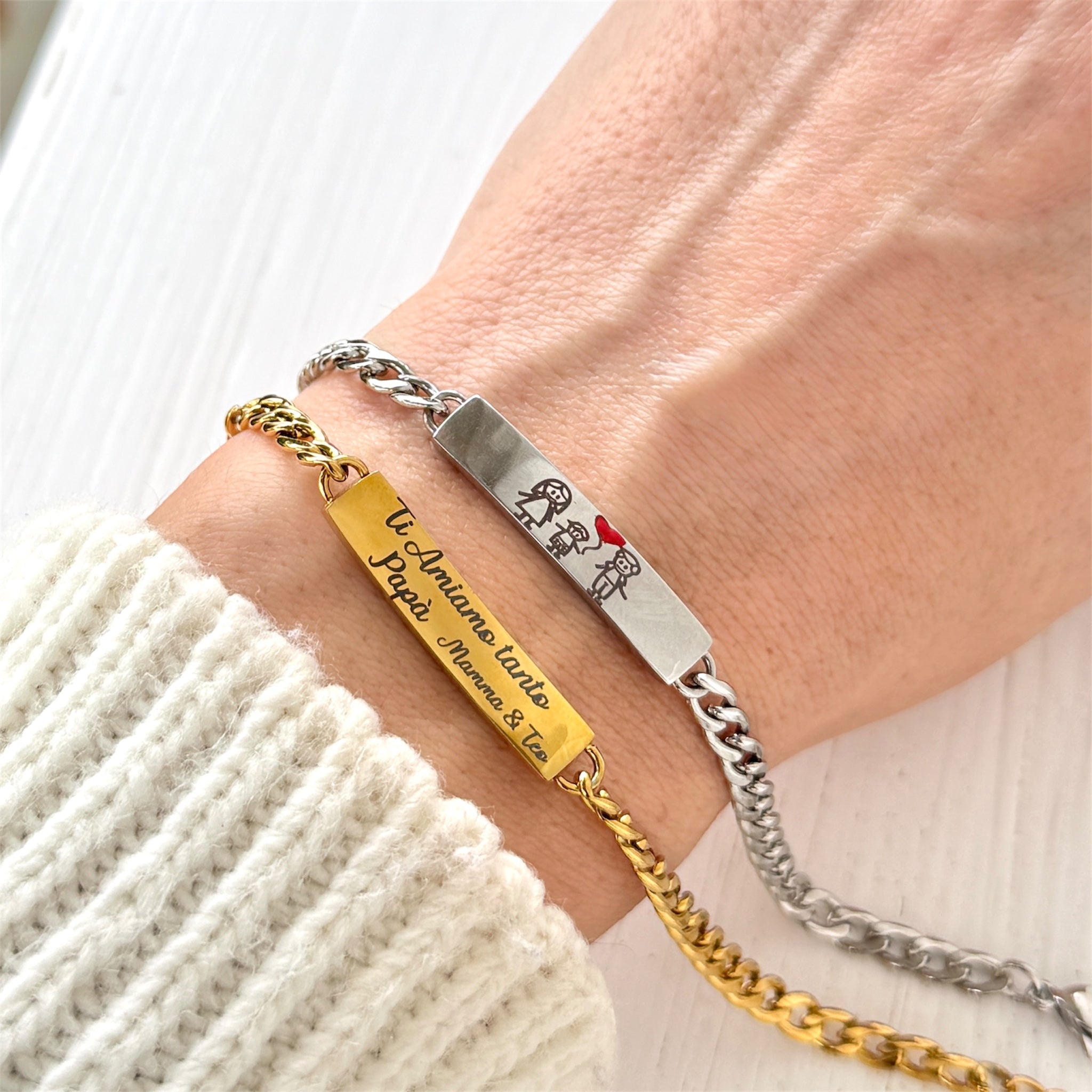 Bracciale con Catena Grumetta