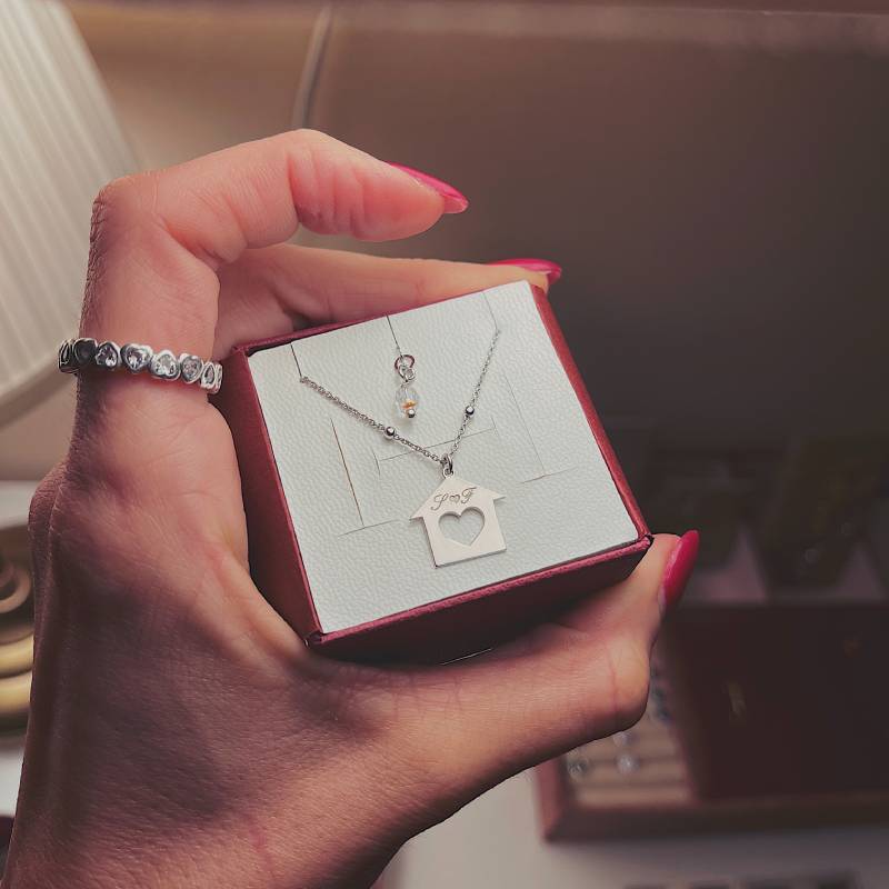 Collana Mini-Casetta Personalizzata