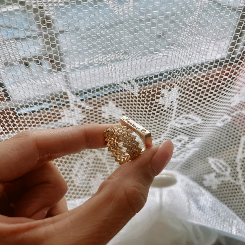 Anello Rettangolare Personalizzato