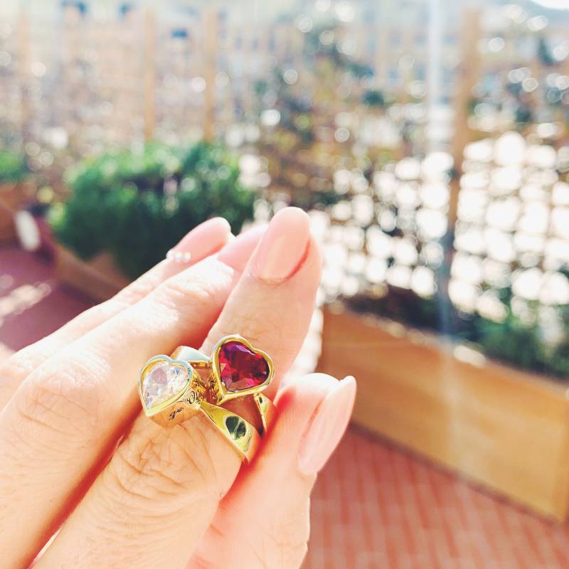 Anello Cuore Let Love Go On Artigianale