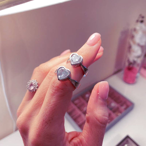 Anello Cuore Let Love Go On Artigianale
