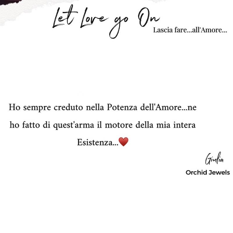 Anello Cuore Let Love Go On Artigianale