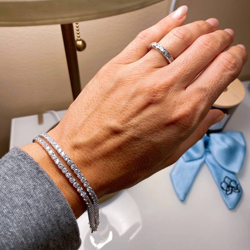 Bracciale Tennis 3 mm con Pietre Cubic Zirconia
