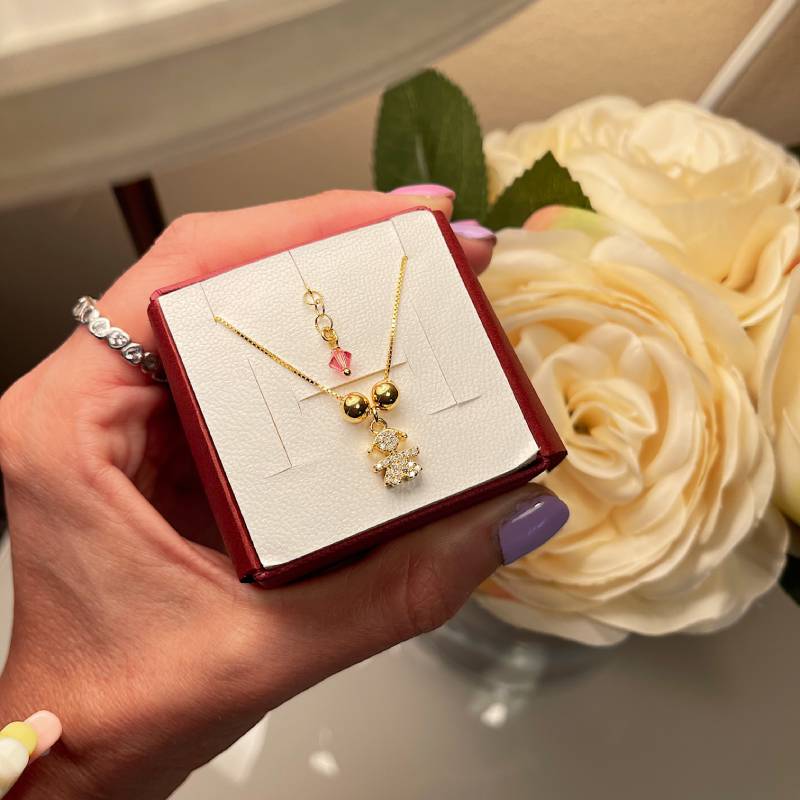 Collana Bebè Personalizzata con Catenina Veneziana e Distanziatori Sfe –  Orchid Jewels