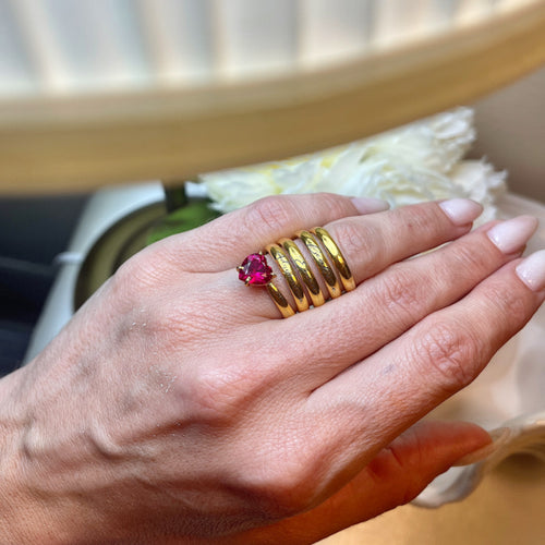 Bague Spirale Cœur
